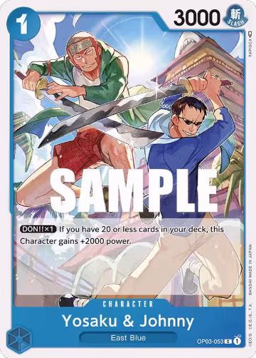 Yosaku & Johnny (OP03-053), Pillars of Strength — One Piece card price