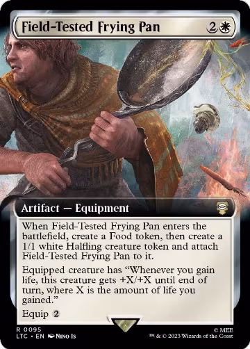 Field-Tested Frying Pan (Extended Art) (95), Commander: The Lord of the Rings: Tales of Middle-earth — Magic card price