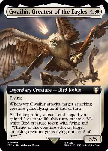 Gwaihir, Greatest of the Eagles (Extended Art) (99), Commander: The Lord of the Rings: Tales of Middle-earth — Magic card price