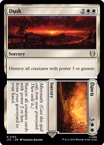 Dusk // Dawn (166), Commander: The Lord of the Rings: Tales of Middle-earth — Magic card price