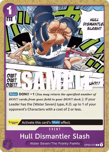Hull Dismantler Slash (OP03-073), Pillars of Strength — One Piece card price