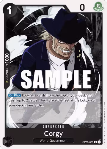 Corgy (OP03-083), Pillars of Strength — One Piece card price