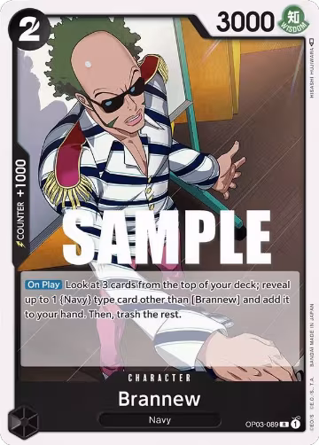 Brannew (OP03-089), Pillars of Strength — One Piece card price