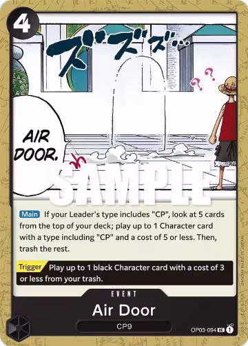 Air Door (OP03-094), Pillars of Strength — One Piece card price