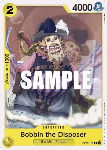 Bobbin the Disposer (OP03-103), Pillars of Strength — One Piece card price