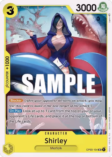 Shirley (OP03-104), Pillars of Strength — One Piece card price
