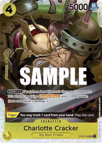 Charlotte Cracker (OP03-108), Pillars of Strength — One Piece card price