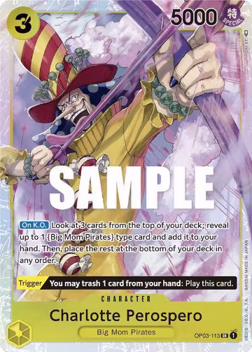Charlotte Perospero (OP03-113), Pillars of Strength — One Piece card price