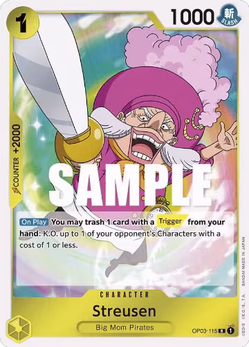 Streusen (OP03-115), Pillars of Strength — One Piece card price