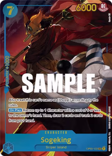 Sogeking (Alternate Art) (OP03-122), Pillars of Strength — One Piece card price