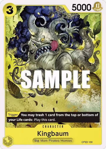 Kingbaum (OP03-100), Pillars of Strength — One Piece card price