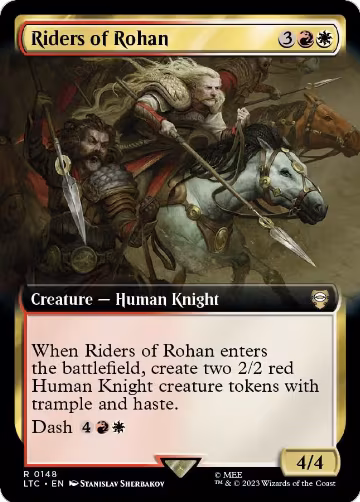 Riders of Rohan (Extended Art) (148), Commander: The Lord of the Rings: Tales of Middle-earth — Magic card price