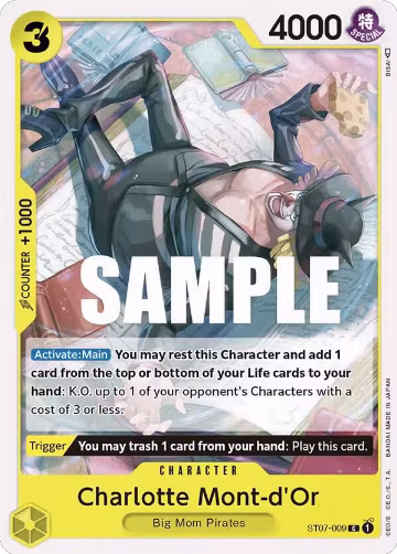 Charlotte Mont-d'Or (ST07-009), ST-07: Starter Deck 7 Big Mom Pirates — One Piece card price