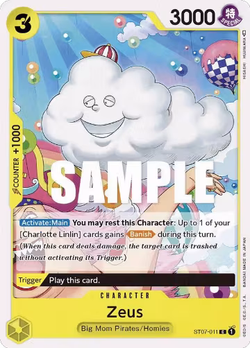 Zeus (ST07-011), ST-07: Starter Deck 7 Big Mom Pirates — One Piece card price