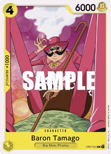 Baron Tamago (ST07-012), ST-07: Starter Deck 7 Big Mom Pirates — One Piece card price
