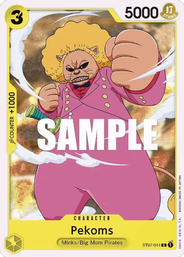 Pekoms (ST07-014), ST-07: Starter Deck 7 Big Mom Pirates — One Piece card price