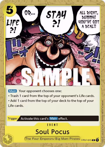 Soul Pocus (ST07-015) — card price