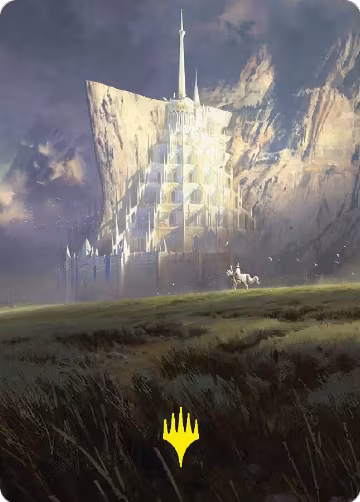 Minas Tirith Art Card (Gold-Stamped Signature) (55), Art Series: Universes Beyond: The Lord of the Rings: Tales of Middle-earth — Magic card price