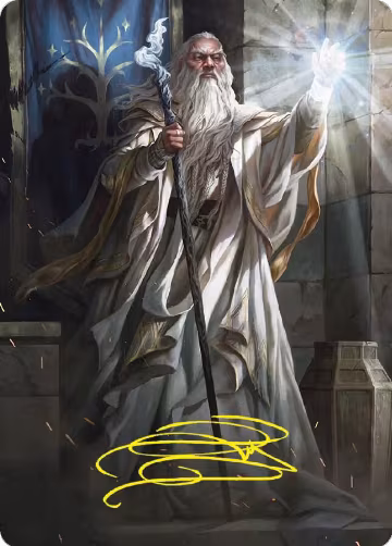 Gandalf the White Art Card (Gold-Stamped Signature) (3) — card price