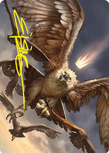 Gwaihir, Greatest of the Eagles Art Card (Gold-Stamped Signature) (59), Art Series: Universes Beyond: The Lord of the Rings: Tales of Middle-earth — Magic card price
