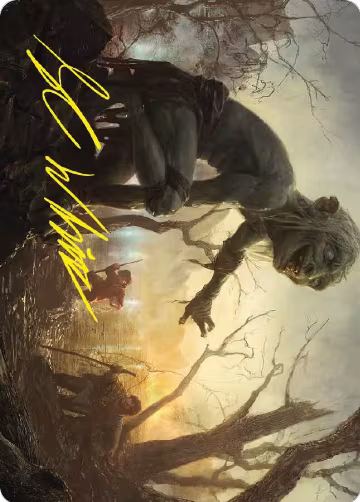 Smeagol, Helpful Guide Art Card (Gold-Stamped Signature) (24), Art Series: Universes Beyond: The Lord of the Rings: Tales of Middle-earth — Magic card price