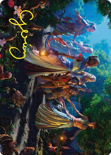 Realm Seekers Art Card (Gold-Stamped Signature) (74), Art Series: Universes Beyond: The Lord of the Rings: Tales of Middle-earth — Magic card price