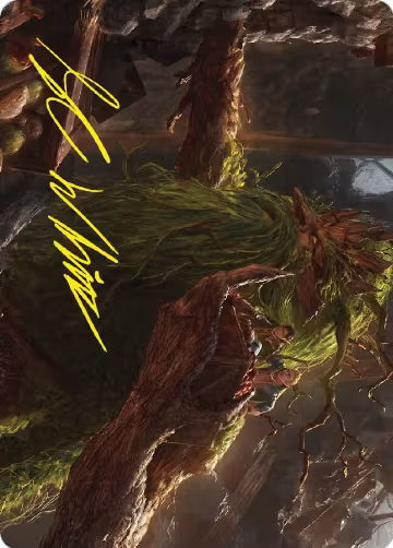 Treebeard, Gracious Host Art Card (Gold-Stamped Signature) (67), Art Series: Universes Beyond: The Lord of the Rings: Tales of Middle-earth — Magic card price