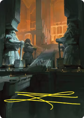 Mines of Moria Art Card (Gold-Stamped Signature) (56), Art Series: Universes Beyond: The Lord of the Rings: Tales of Middle-earth — Magic card price