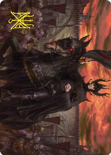 The Mouth of Sauron Art Card (Gold-Stamped Signature) (18), Art Series: Universes Beyond: The Lord of the Rings: Tales of Middle-earth — Magic card price