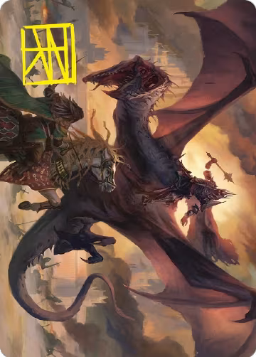 Witch-king, Bringer of Ruin Art Card (Gold-Stamped Signature) (34), Art Series: Universes Beyond: The Lord of the Rings: Tales of Middle-earth — Magic card price