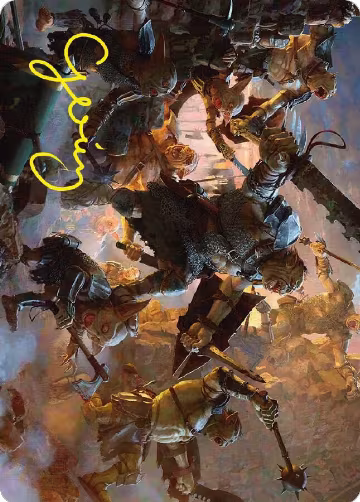 Thrill of Possibility Art Card (Gold-Stamped Signature) (71), Art Series: Universes Beyond: The Lord of the Rings: Tales of Middle-earth — Magic card price