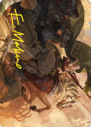 Marshal's Anthem Art Card (Gold-Stamped Signature) (68), Art Series: Universes Beyond: The Lord of the Rings: Tales of Middle-earth — Magic card price