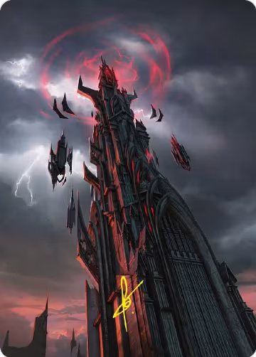 Barad-dur Art Card (Gold-Stamped Signature) (54), Art Series: Universes Beyond: The Lord of the Rings: Tales of Middle-earth — Magic card price