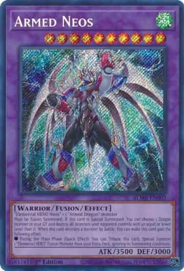 Armed Neos (BLMR-EN002), Battles of Legend: Monstrous Revenge — Yu-Gi-Oh! card price