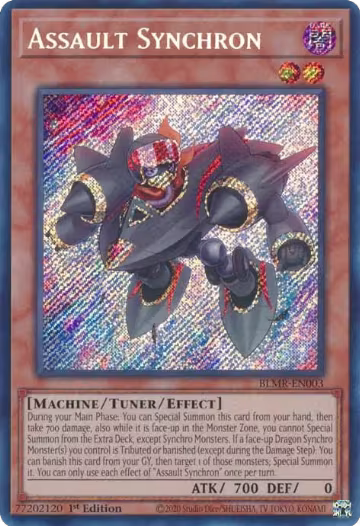 Assault Synchron (BLMR-EN003), Battles of Legend: Monstrous Revenge — Yu-Gi-Oh! card price