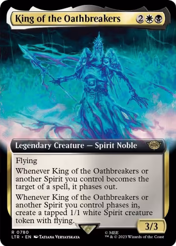 King of the Oathbreakers (Extended Art) (Surge Foil) (780), Universes Beyond: The Lord of the Rings: Tales of Middle-earth — Magic card price