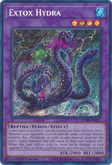 Extox Hydra (BLMR-EN007), Battles of Legend: Monstrous Revenge — Yu-Gi-Oh! card price