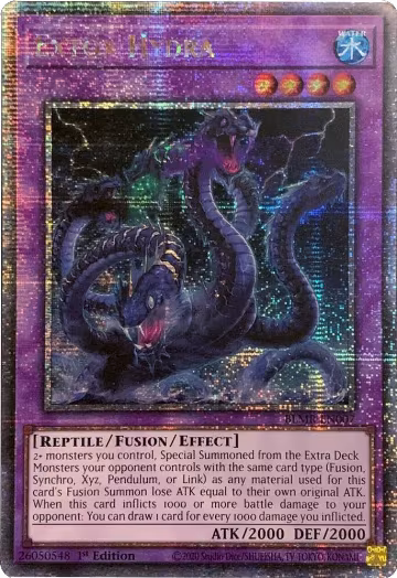 Extox Hydra (Quarter Century Secret Rare) (BLMR-EN007), Battles of Legend: Monstrous Revenge — Yu-Gi-Oh! card price