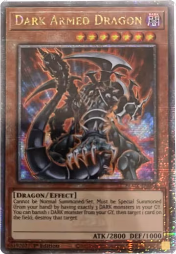 Dark Armed Dragon (Quarter Century Secret Rare) (BLMR-EN054), Battles of Legend: Monstrous Revenge — Yu-Gi-Oh! card price
