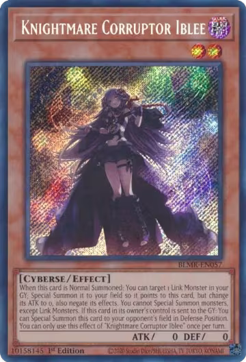 Knightmare Corruptor Iblee (BLMR-EN057), Battles of Legend: Monstrous Revenge — Yu-Gi-Oh! card price
