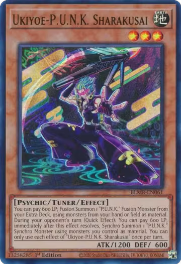 Ukiyoe-P.U.N.K. Sharakusai (BLMR-EN061), Battles of Legend: Monstrous Revenge — Yu-Gi-Oh! card price