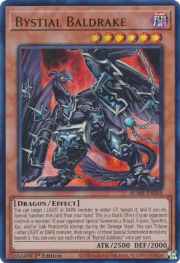 Bystial Baldrake (BLMR-EN069), Battles of Legend: Monstrous Revenge — Yu-Gi-Oh! card price
