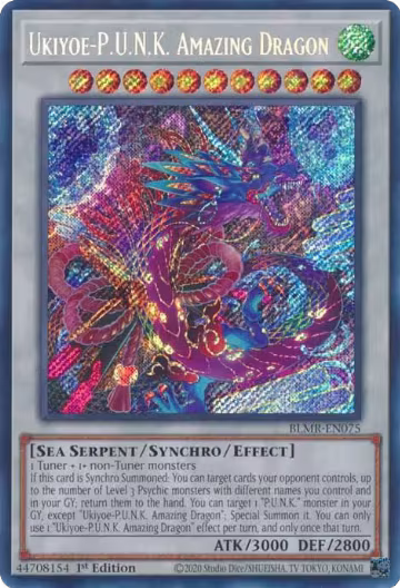 Ukiyoe-P.U.N.K. Amazing Dragon (BLMR-EN075), Battles of Legend: Monstrous Revenge — Yu-Gi-Oh! card price