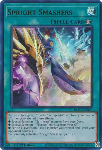 Spright Smashers (BLMR-EN098), Battles of Legend: Monstrous Revenge — Yu-Gi-Oh! card price