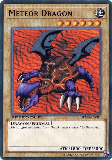 Meteor Dragon (DEM6-EN001), Speed Duel Demo Deck 2020 — Yu-Gi-Oh! card price