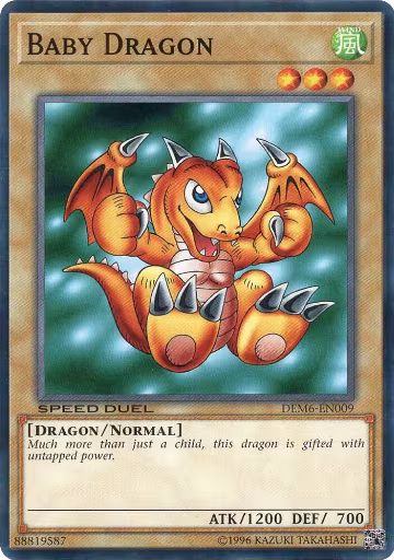 Baby Dragon (DEM6-EN009), Speed Duel Demo Deck 2020 — Yu-Gi-Oh! card price
