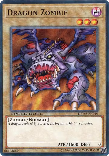 Dragon Zombie (DEM6-EN010), Speed Duel Demo Deck 2020 — Yu-Gi-Oh! card price