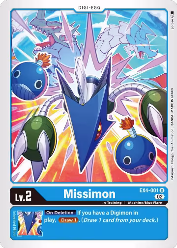 Missimon (EX4-001 U), Alternative Being Booster — Digimon card price