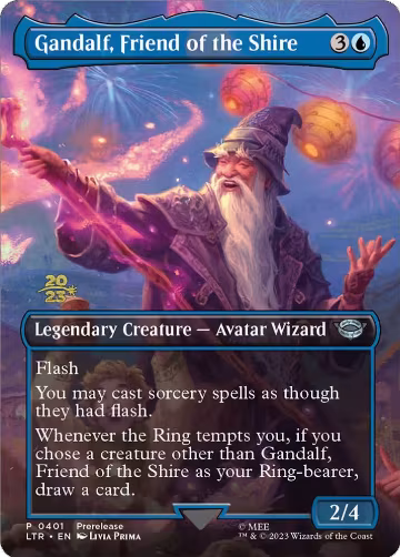 Gandalf, Friend of the Shire (401), Prerelease Cards — Magic card price