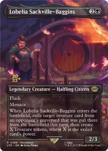 Lobelia Sackville-Baggins (0399) (399), Prerelease Cards — Magic card price